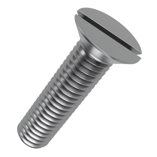 M8 x 10mm Slotted Countersunk Machine Screws DIN 963 | Vital Parts