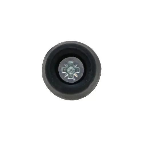 15.9mm Rubber Screw In Furniture Foot (7.9mm Countersunk Recess) | Black