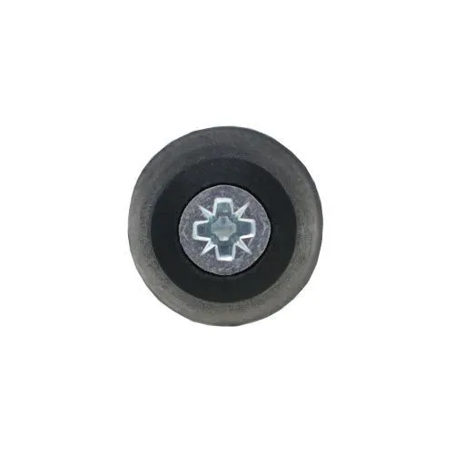 19mm Rubber Screw In Furniture Foot (7.9mm Countersunk Recess) | Black