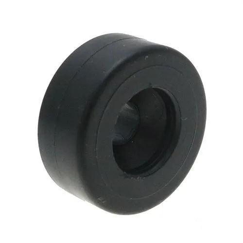 25mm Plastic Screw In Furniture Foot | Black