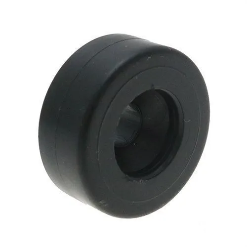 40mm Plastic Screw In Furniture Foot | Black