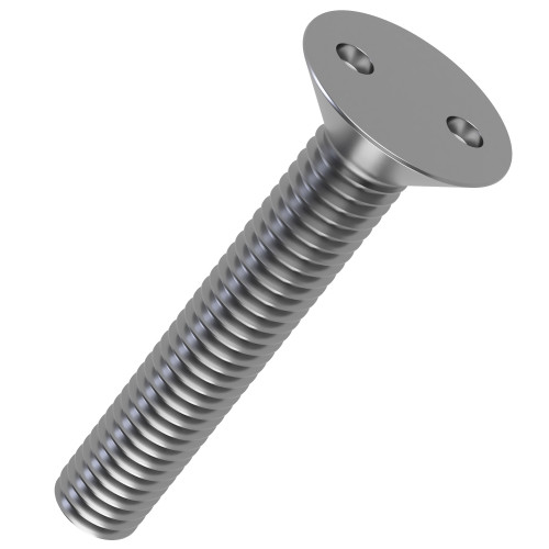 M5 x 30mm Snake Eye Countersunk Screw (2-Way Tamper Proof) | A2 Stainless Steel