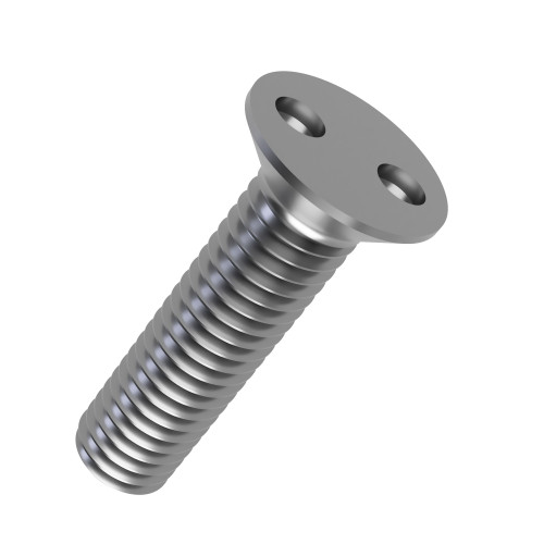 M5 x 40mm Snake Eye Countersunk Screw (2-Way Tamper Proof) | A2 Stainless Steel