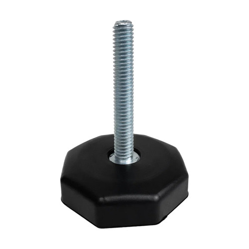 M6 x 38mm Rubber Foot (Octagonal) - 36mm Base | Nitrile