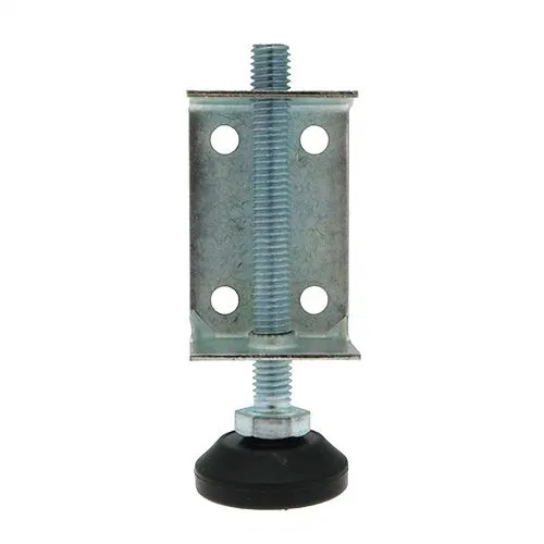 M8 x 70mm Adjustable Mounting Foot - 30mm Base (32mm x 50mm Bracket) | 400kg Load