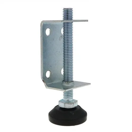 M8 x 70mm Adjustable Mounting Foot - 30mm Base (32mm x 50mm Bracket) | 400kg Load