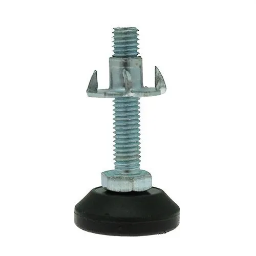 M8 x 40mm T Nut Adjustable Foot - 25mm Base (11mm x 22mm Fixing)