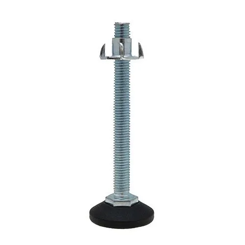 M10 x 100mm T Nut Adjustable Foot - 38mm Base (12mm x 25mm Fixing)