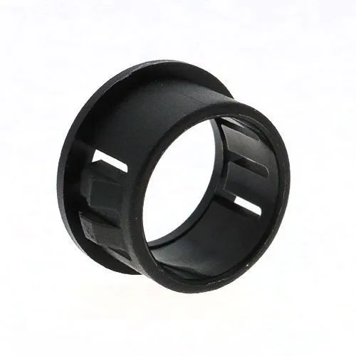 4.7mm Snap Fit Bushing - 1.6mm Panel (3.2mm Cable) | Black Nylon
