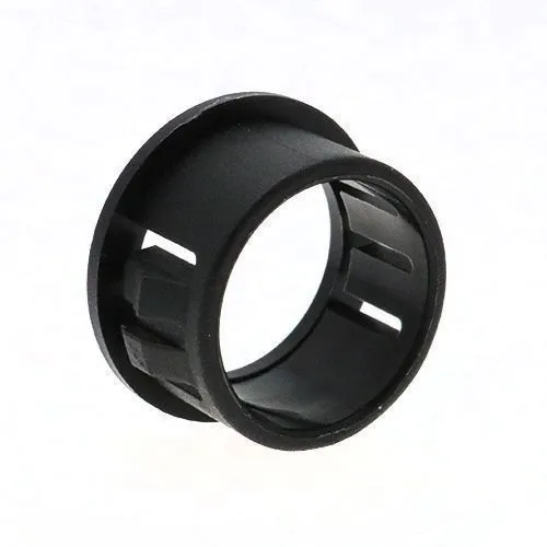 Snap Fit Bushes - 8mm To Fit Hole, 9.5mm Length, Blk Nylon
