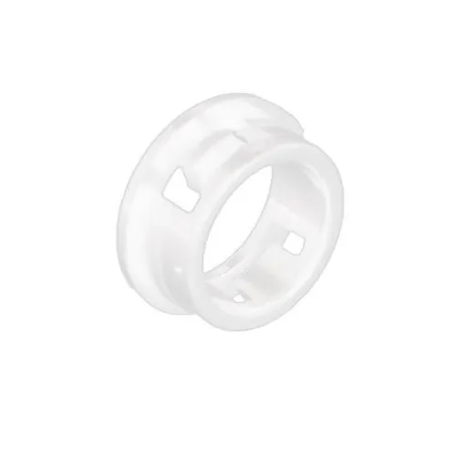 11.1mm Snap Fit Bushing - 1.6mm Panel (7.9mm Cable) | White Nylon