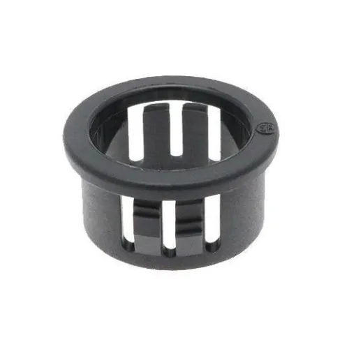11.9mm Snap Fit Bushing - 1.6mm Panel (8.6mm Cable) | Black Nylon