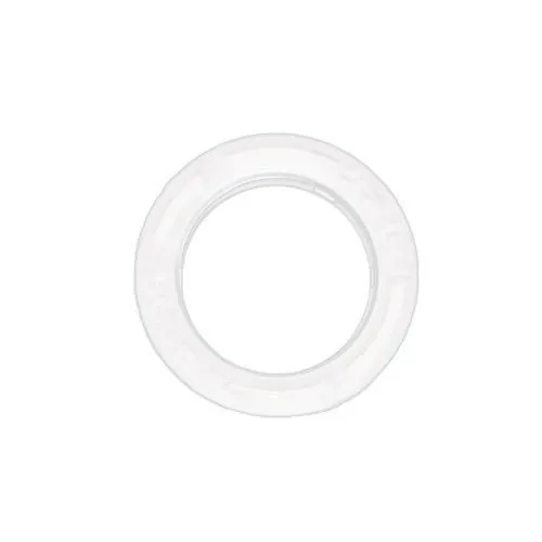 12.7mm Snap Fit Bushing - 3.2mm Panel (6.4mm Cable) | White Nylon