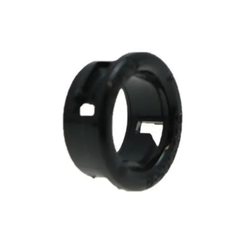 12.7mm Snap Fit Bushing - 1.6mm Panel (9.5mm Cable) | Black Nylon