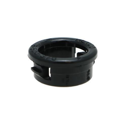 13mm Snap Fit Bushing - 2.5mm Panel (10mm Cable) | Black Nylon