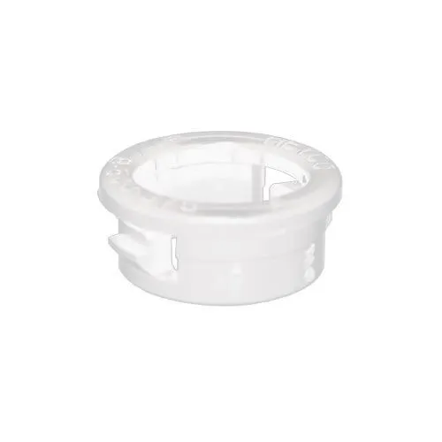 Snap Fit Bushes - 14.3mm To Fit Hole, 16.7mm Length, WhtNylon