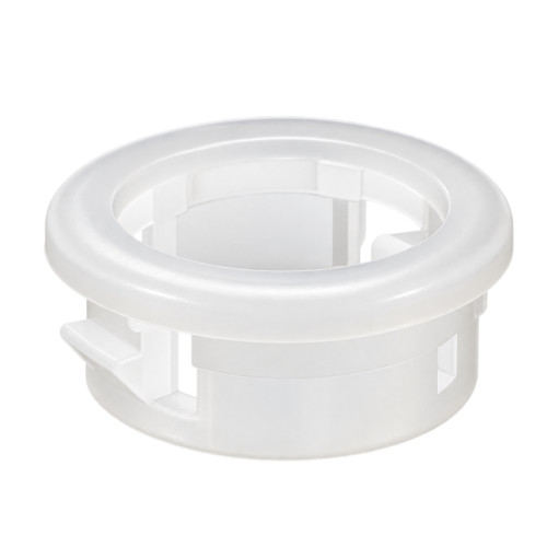 15.9mm Snap Fit Bushing - 3.2mm Panel (6.4mm Cable) | White Nylon