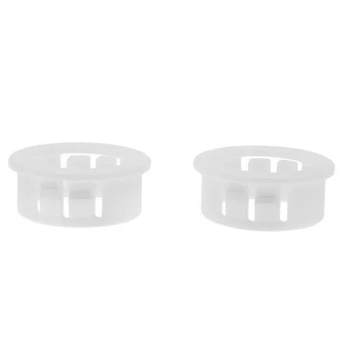 Snap Fit Bushes - 15.9mm To Fit Hole, 18.2mm Length, Blk Nylon