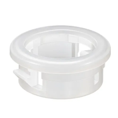 15.9mm Snap Fit Bushing - 3.2mm Panel (12.7mm Cable) | White Nylon