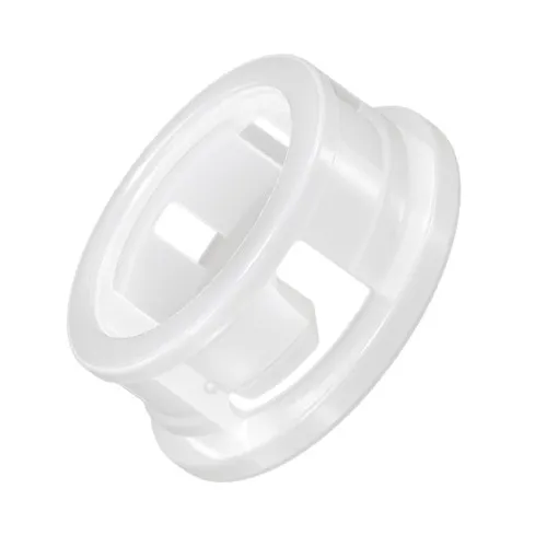 15.9mm Snap Fit Bushing - 3.2mm Panel (12.7mm Cable) | White Nylon
