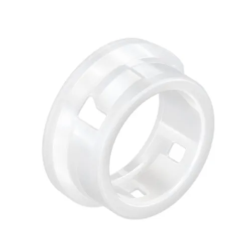 15.9mm Snap Fit Bushing - 3.2mm Panel (12.7mm Cable) | White Nylon