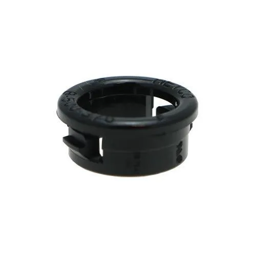 Snap Fit Bushes - 19.1mm To Fit Hole, 21mm Length, Blk Nylon