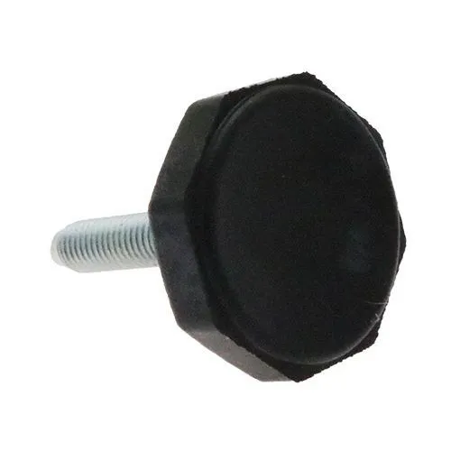 M8x18mm Octagonal Rubber Adjustable Feet | Vital Parts