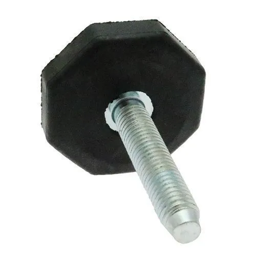 M8 x 38mm Rubber Foot (Octagonal) - 36mm Base | Nitrile