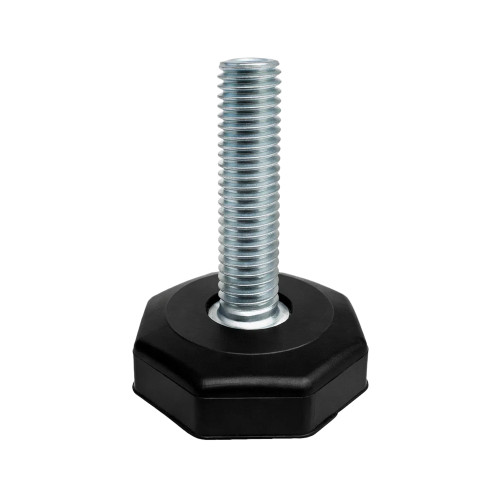 M10 x 18mm Rubber Foot (Octagonal) - 36mm Base | Nitrile
