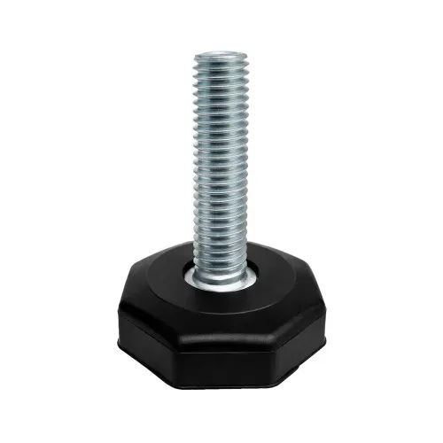 M10 x 18mm Rubber Foot (Octagonal) - 36mm Base | Nitrile