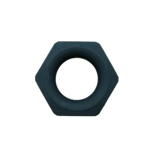 1/4in Black Threaded Bushing (Smooth Bore) - 7.9mm Internal Diameter | Nylon