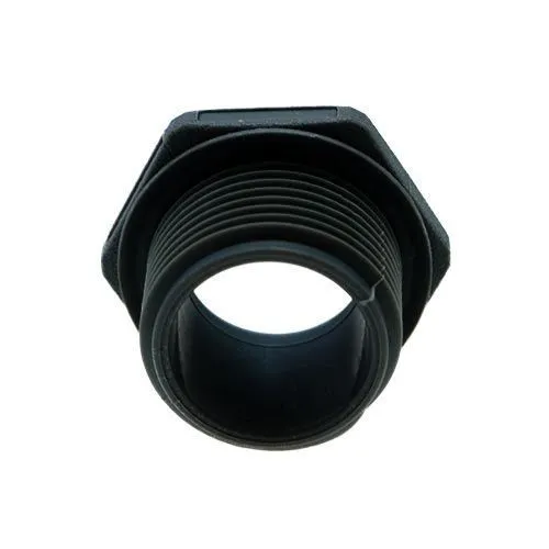 1/4in Black Threaded Bushing (Smooth Bore) - 7.9mm Internal Diameter | Nylon