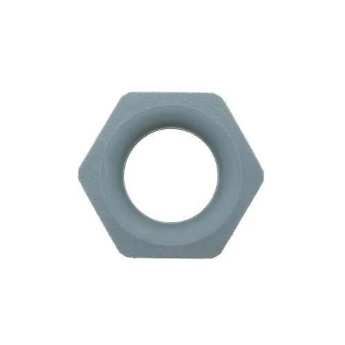 1/2in Grey Threaded Bushing (Smooth Bore) - 14.7mm Internal Diameter | Nylon