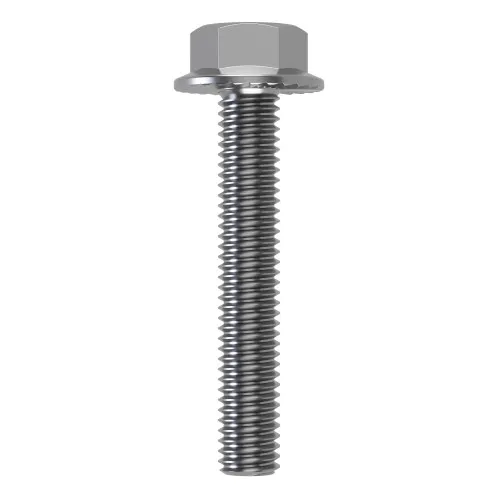 M5 x 20mm Hex Serrated Flange Bolt (DIN 6921) | A2 Stainless Steel