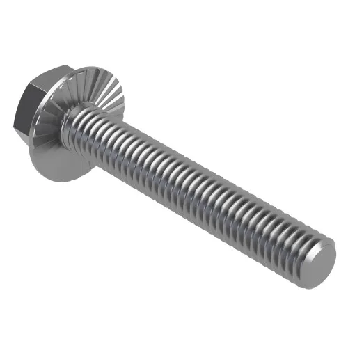 M5 x 8mm Hex Serrated Flange Bolt (DIN 6921) | A2 Stainless Steel