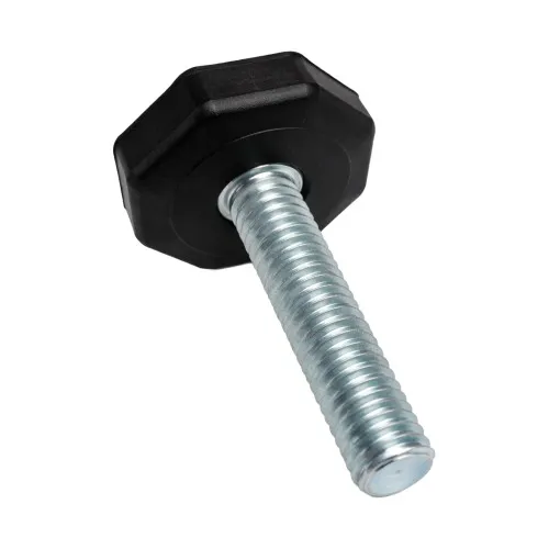 M10 x 18mm Rubber Foot (Octagonal) - 36mm Base | Nitrile