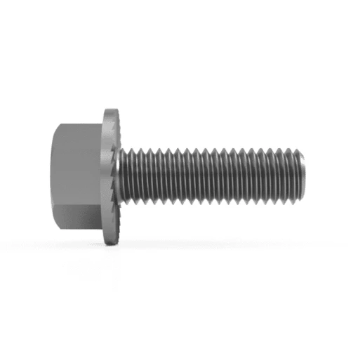 M8 x 16mm Serrated Flanged Hex Bolt DIN 6921 A2-70 Stainless Steel