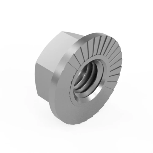 M5 - Serrated Flanged Hex Nuts DIN 6923 | Vital Parts