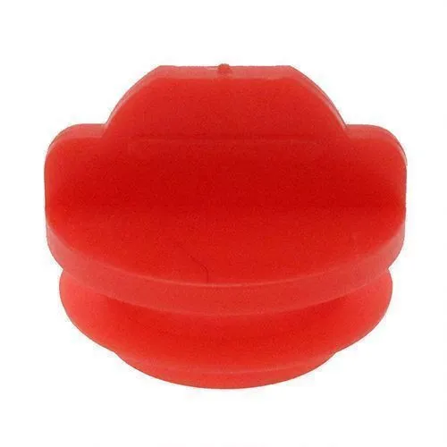 Snap Fit Hole Plugs - 13.1mm Plug Diameter - Red LDPE