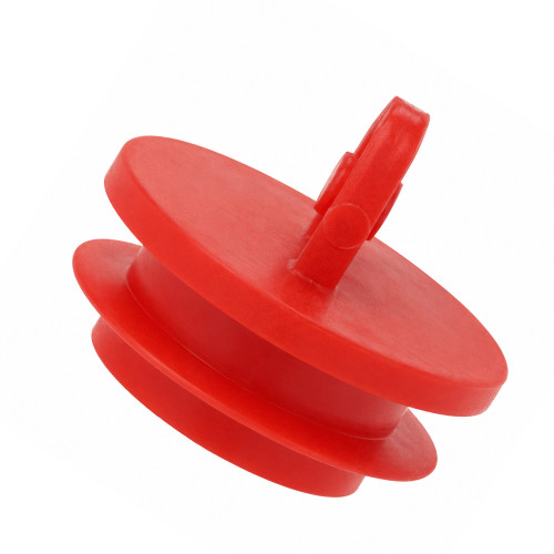 M28 Snap Fit Plug (Fits 27.9mm Hole) - 7mm Shank | Red LDPE