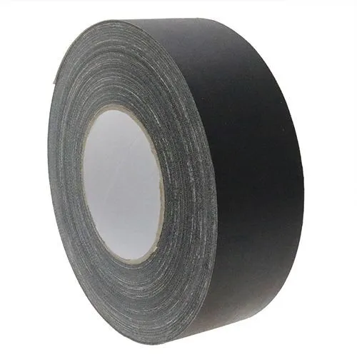 Black Tape 48mm Matte Cloth (150 Microns) 50m