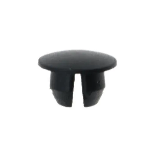 Pronged Pry Out Plugs,4.7mm-4.9mm Hole Diameter,Black