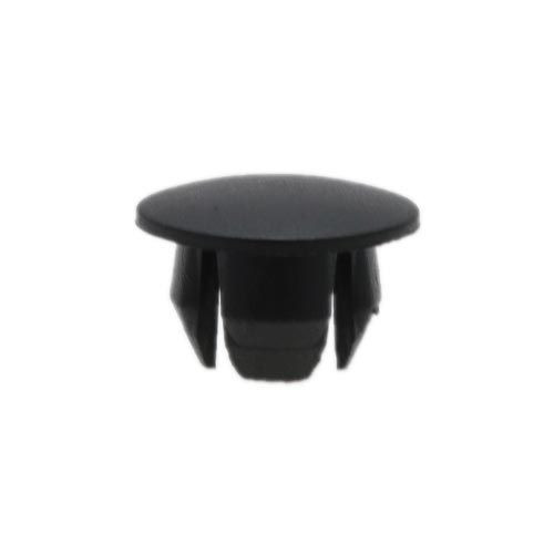 Pronged Pry Out Plugs,9.5mm-9.7mm Hole Diameter,Black