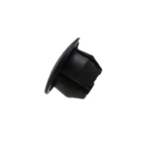 Pronged Pry Out Plugs,9.5mm-9.7mm Hole Diameter,Black