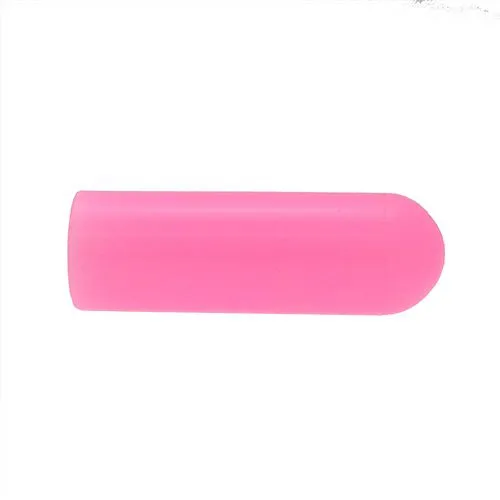 7.92mm x 38.1mm Silicone End Cap (Pink) 1.52mm Wall Thickness