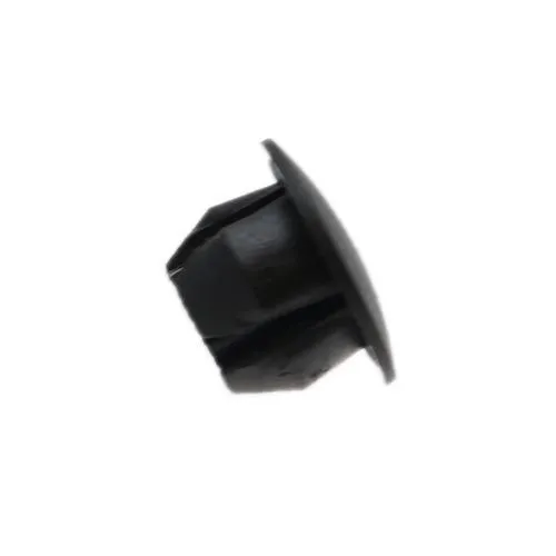 Pronged Pry Out Plugs,9.5mm-9.7mm Hole Diameter,Black