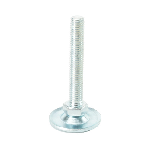 M8 x 50mm Metal Adjustable Foot - 30mm Base | 650kg Load
