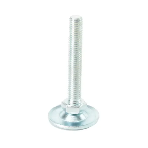 M8 x 50mm Metal Adjustable Foot - 30mm Base | 650kg Load