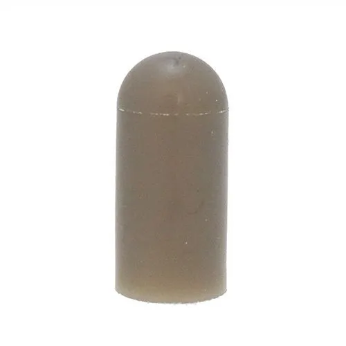 12.9mm x 25.4mm Silicone End Cap (Grey) 1.52mm Wall Thickness