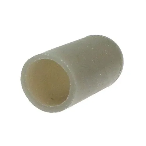 12.9mm x 25.4mm Silicone End Cap (Grey) 1.52mm Wall Thickness